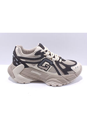 Guja 25k366 Kadın Sneaker Spor Ayakkabı Bej