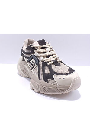 Guja 25k366 Kadın Sneaker Spor Ayakkabı Bej