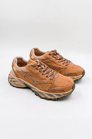 Guja İthal Seri Kadın Sneaker Spor Ayakkabı GJ368 - Camel - 36