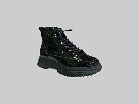 GUJA 25K310-13 KADIN SPOR BOT SİYAH RUGAN