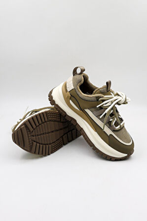 Guja İthal Özel Seri Kadın Günlük Spor Ayakkabı  GJ331 - Yeşil - 36