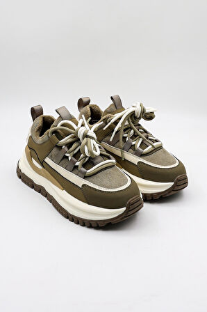 Guja İthal Özel Seri Kadın Günlük Spor Ayakkabı  GJ331 - Yeşil - 36