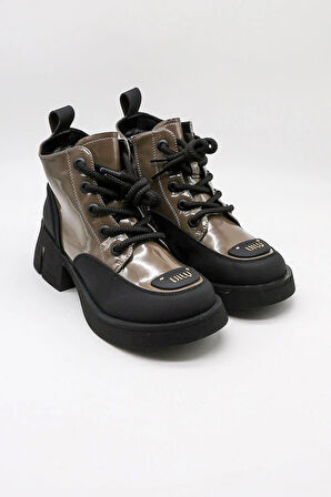 Guja İthal Seri Kadın Sneaker Bot GJ405 - Haki - 36
