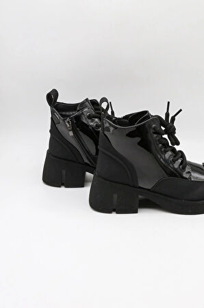 Guja İthal Seri Kadın Sneaker Bot GJ405 - Siyah - 36