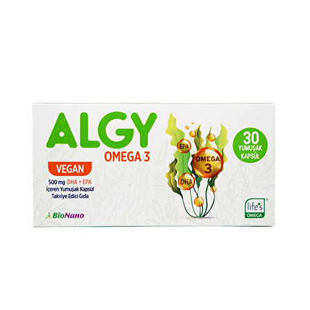Algy Omega 3 (Yüksek DHA) & Liporin PS Plus
