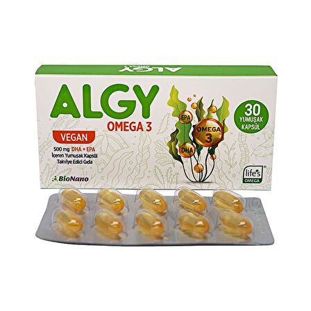 2 Kutu Algy Omega 3 Yüksek DHA