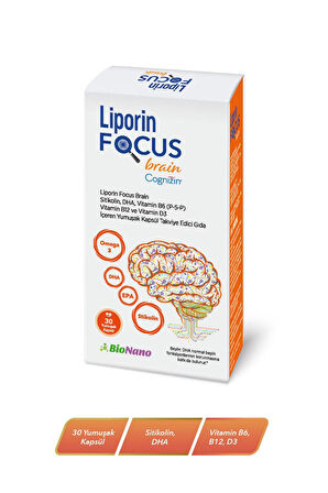 Liporin Focus Brain 30 Kapsül