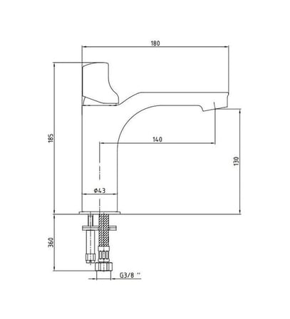 E.c.a. Myra 102108986h Lavabo Bataryası Krom