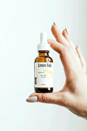LİMON YAĞI 30 ML – SAF & DOĞAL LEKE KARŞITI, YAĞ DENGESİ SAĞLAYICI VE CİLT AYDINLATICI UÇUCU YAĞ