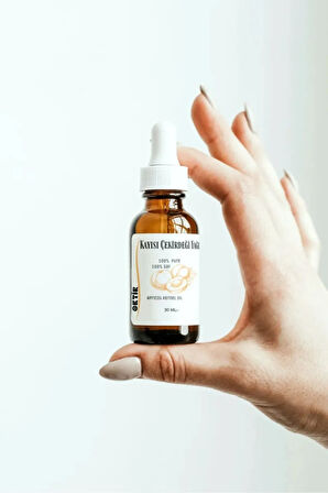 KAYISI ÇEKİRDEĞİ YAĞI 30 ML – SAF & DOĞAL CİLT BESLEYİCİ, NEMLENDİRİCİ VE GÖZ ÇEVRESİ BAKIM YAĞI