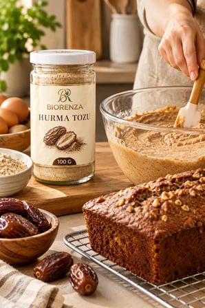 Hurma Tozu 100 G %100 Hurma, Kek, Kurabiye, Yoğurt Ve Smoothie Tarifleri İçin