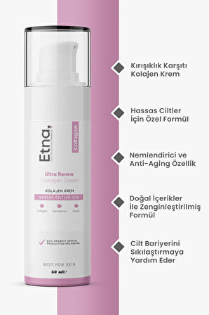 Etna Pharma Yaşlanma Karşıtı Kolajen Krem 50 ML