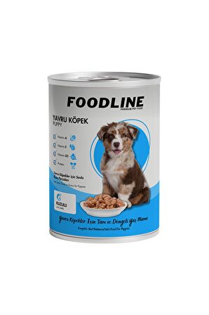 Foodline Kuzu Etli Yavru Köpek Konservesi 400 Gr x 20 Adet