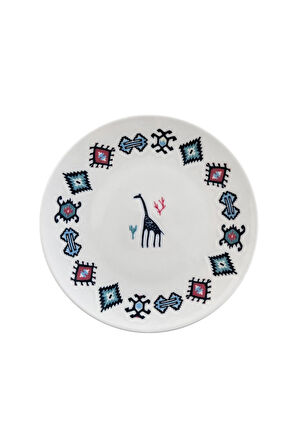 Porser Porselen Hitit Servis Tabağı Takımı 26cm 6 Parça TVL6SRVPRS1241