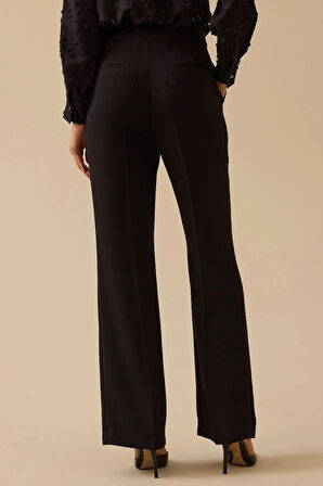 Seçil Kadın Tam Boy Normal Bel Pantolon 0001 Siyah