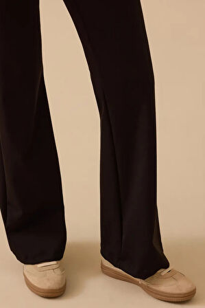 Kadın Dora İspanyol Tayt Pantolon - Siyah | 38