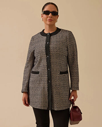 10002521714003 GALAXİ TRİKO CEKET