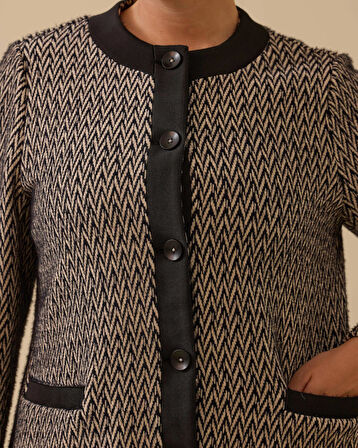 10002521714003 GALAXİ TRİKO CEKET