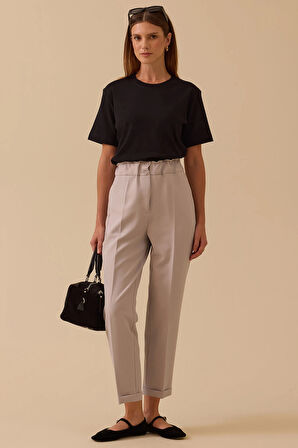 Seçil Kadın Havuç Kesim Pantolon 0036 Gri