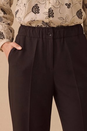 Seçil Kadın Lena İspanyol Paça Pantolon 0037 Siyah