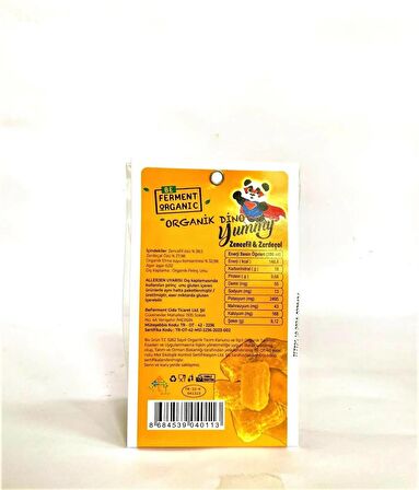 Organik Zencefil & Zerdeçal Yummy 60 G