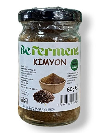 BEFERMENT DOĞAL ÖĞÜTÜLMÜŞ KİMYON 60 GR