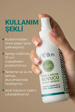 %100 Doğal Kene & Böcek Kovucu Sprey