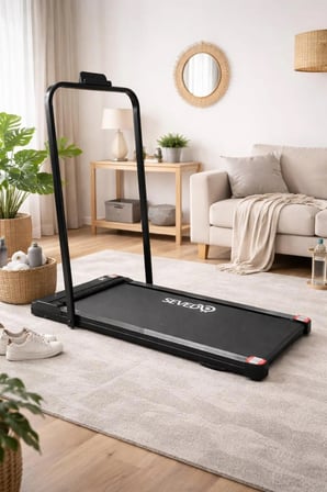 Sevedo Bluetootlu Uzaktan Kumandalı Katlanabilir Yürüme ve Koşu Bandı 1-10 Km/H Hız Ayarlı 0.75 HP Motorlu