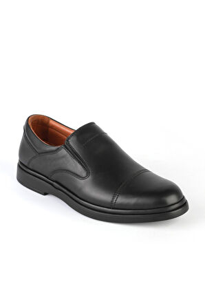 Deriholl Erkek Siyah Deri Casual Comfort Ayakkabı