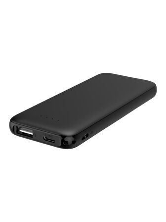 Logia Thin 5b Slim Ultra Ince 5000MAH Powerbank Taşınabilir Şarj Cijhazı - Siyah