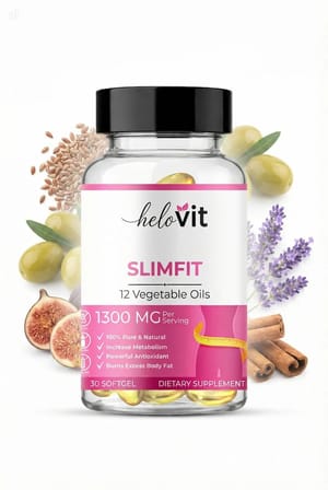 Helovit Slimfit 12 Vegetable Oils 1300 mg 30 Softgel | Bitkisel Yağ Kompleksi