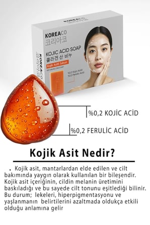 Kojik & Ferulik Asit Özlü Leke Ve Kararma Karşıtı Sabun