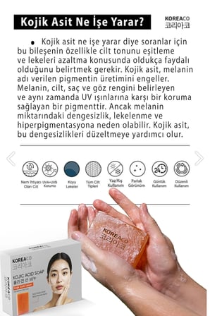Kojik & Ferulik Asit Özlü Leke Ve Kararma Karşıtı Sabun