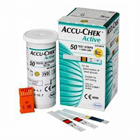 Medikalcim Accu Chek Active 50 Şeker Ölçüm Çubugu 1 Kutu