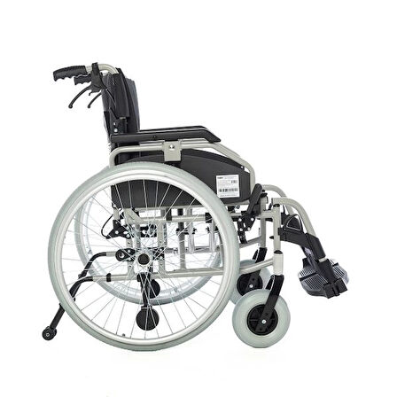 Römer Alüminyum Manuel Tekerlekli Sandalye | Katlanabilir, 6 Tekerlekli ve Baldır Destekli R225