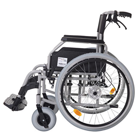 Römer Özellikli Alüminyum Manuel Tekerlekli Sandalye|Disk Frenli, Katlanabilir, Baldır Destekli R222