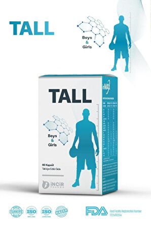 Tall (ERKEK & KIZ - GİRLS & BOYS) Boy Uzamasına, Kemik Ve Kıkırdak Büyümesine Destek Takviye