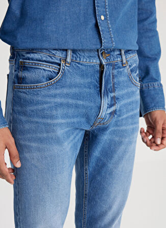Lee Normal Bel Slim Fit Mavi Erkek Denim Pantolon L719200872E69 Luke Jean Pantolon