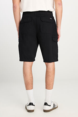 Regular Fit Normal Kesim Normal Bel Siyah Şort