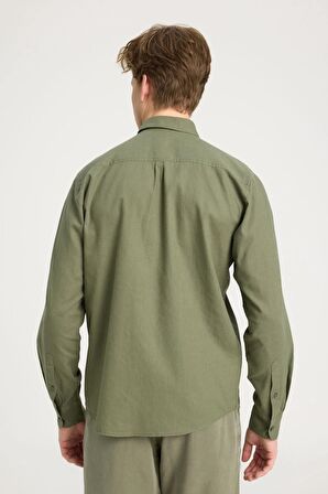 Wrangler Erkek Normal Kesim Yeşil Gömlek - W5MY205279A61