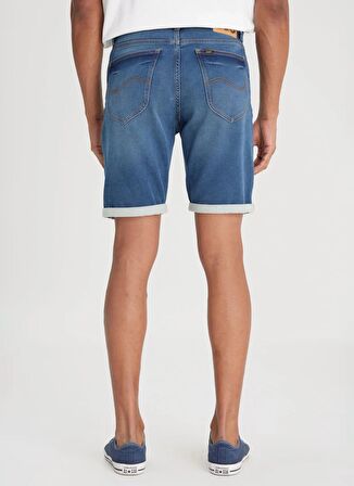 Lee Slim Fit Taş Erkek Denim Şort L24107958 5 Cep Jean Şort