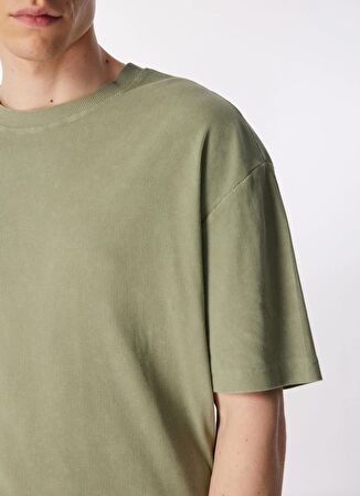 Lee Bisiklet Yaka Yeşil Erkek T-Shirt L241569303 Bisiklet Yaka T-shirt