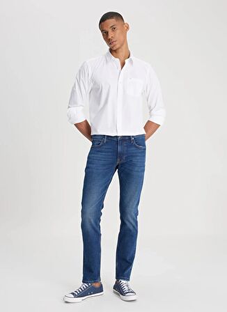 Lee Normal Bel Slim Fit Mavi Erkek Denim Pantolon L719125XT Luke Jean Pantolon