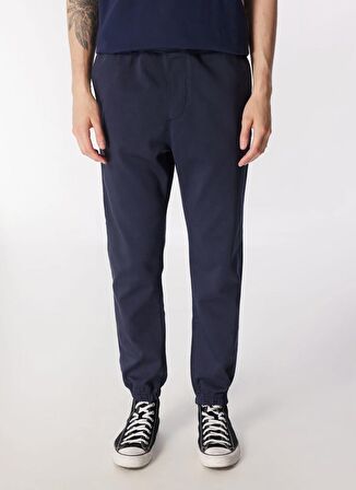 Lee Dar Paça Lacivert Erkek Kargo Pantolon LM04009410 Jogger Non Denim Pantolo