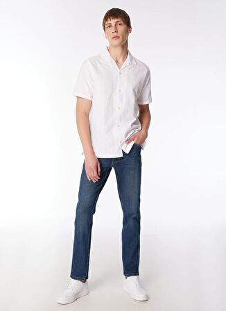 Wrangler Normal Bel Slim Fit Mavi Erkek Denim Pantolon W12S076XT Texas Slim Jean Pantolon