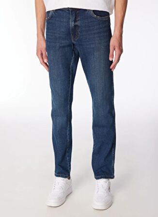 Wrangler Normal Bel Slim Fit Mavi Erkek Denim Pantolon W12S076XT Texas Slim Jean Pantolon