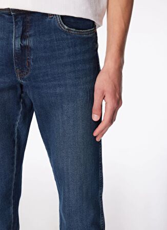 Wrangler Normal Bel Slim Fit Mavi Erkek Denim Pantolon W12S076XT Texas Slim Jean Pantolon