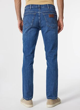 Wrangler Normal Bel Slim Fit Koyu Mavi Erkek Denim Pantolon W12S084W83 Texas Slim Jean Pantolon