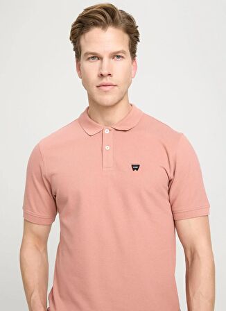 Wrangler Gül Kurusu Erkek Polo T-Shirt W7D5K4XX2T532 Kısa Kollu Polo Tshir