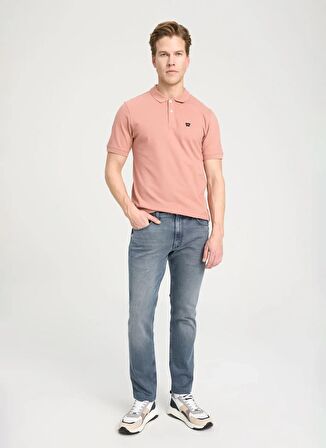 Wrangler Gül Kurusu Erkek Polo T-Shirt W7D5K4XX2T532 Kısa Kollu Polo Tshir